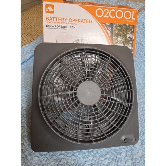 O2 COOL FD10002A - 10" Battery Operated Portable Fan - Picture 1 of 16